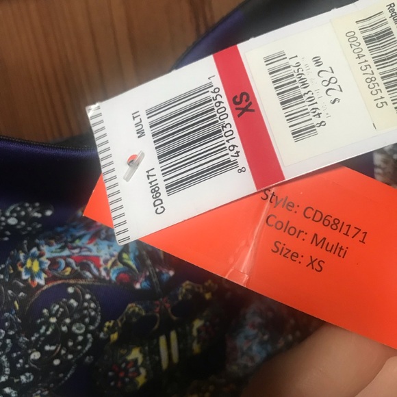 NWT Clover Canyon Psychedelic Scuba Mini Dress - Picture 8 of 8